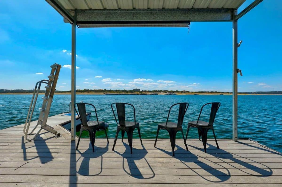 Atlantis On Lake Travis Pool Hot Tub Dock Villa Leander Exterior foto