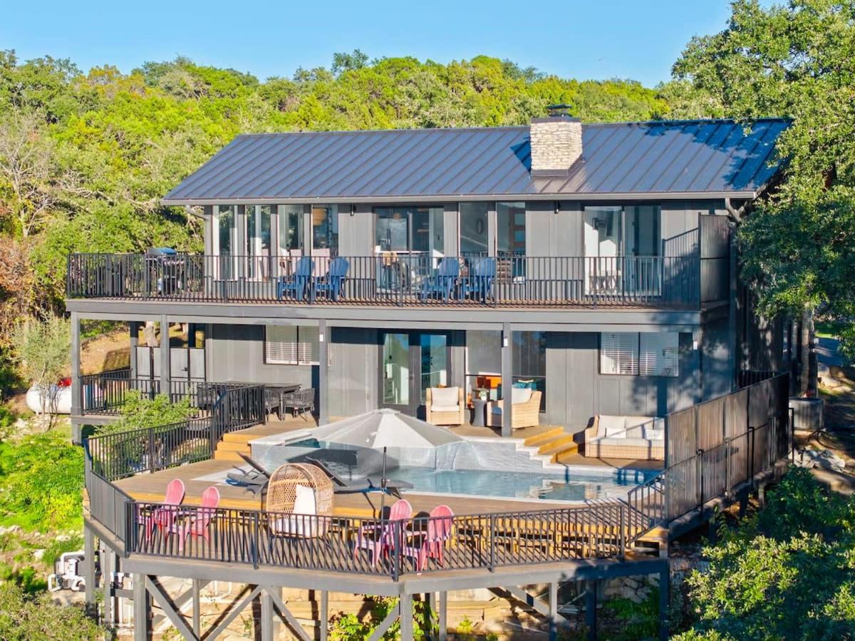 Atlantis On Lake Travis Pool Hot Tub Dock Villa Leander Exterior foto